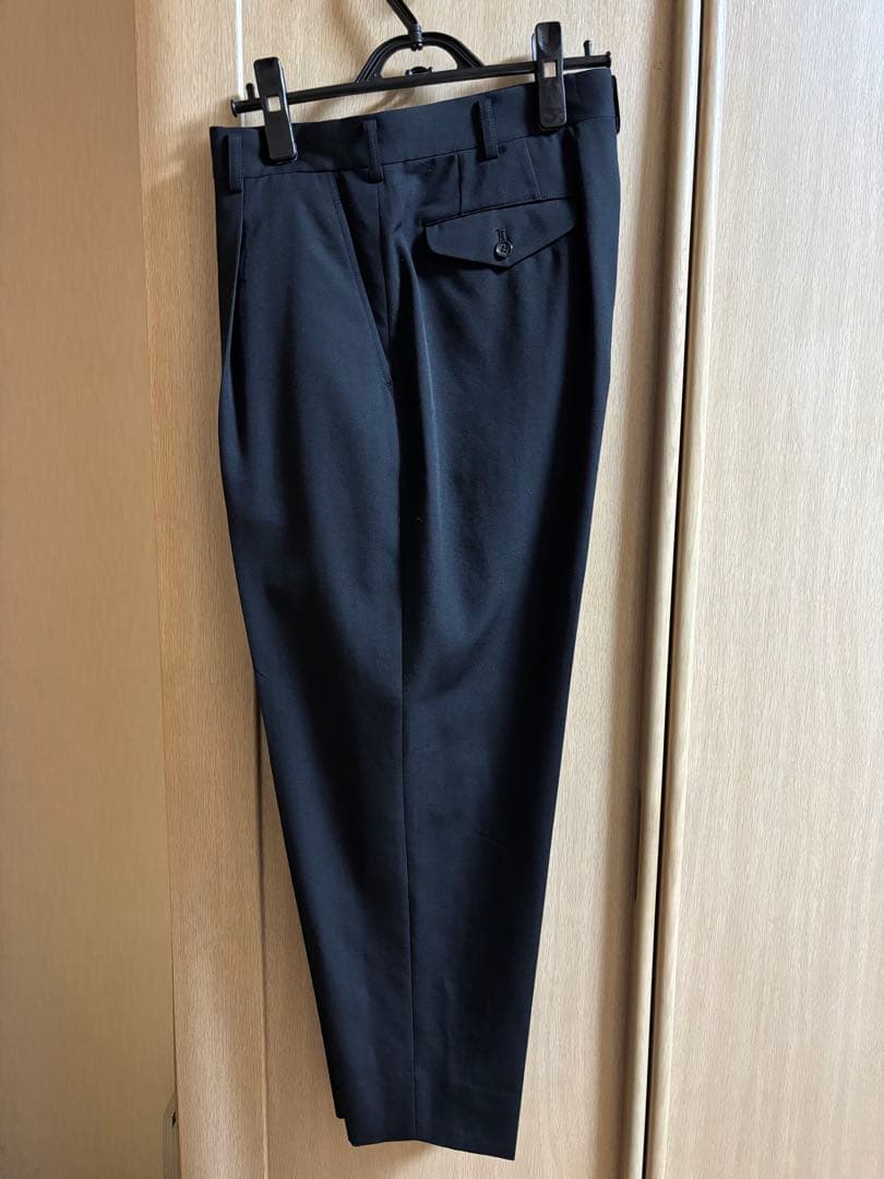 コムデギャルソンオムドゥ ウールギャバパンツ黒 サイズL 美品