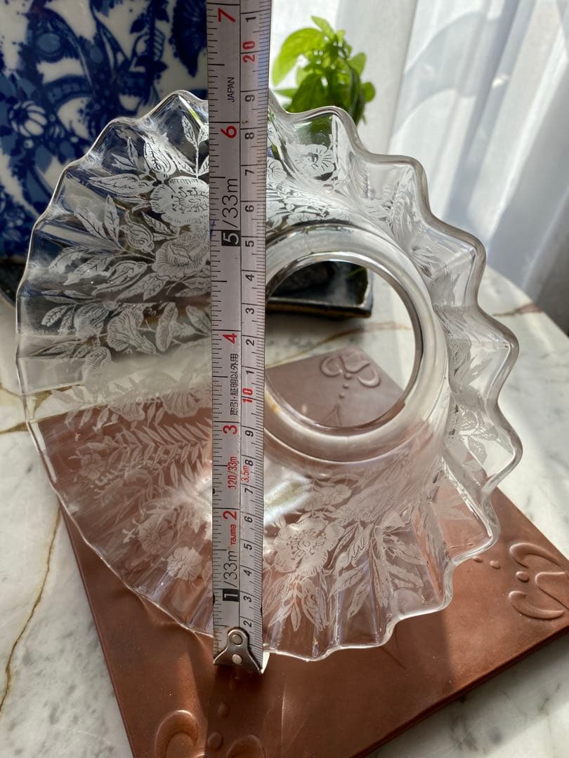 アンティーク　ビクトリアン　ガス燈　ガラスシェード　ペンダントライト灯具付き