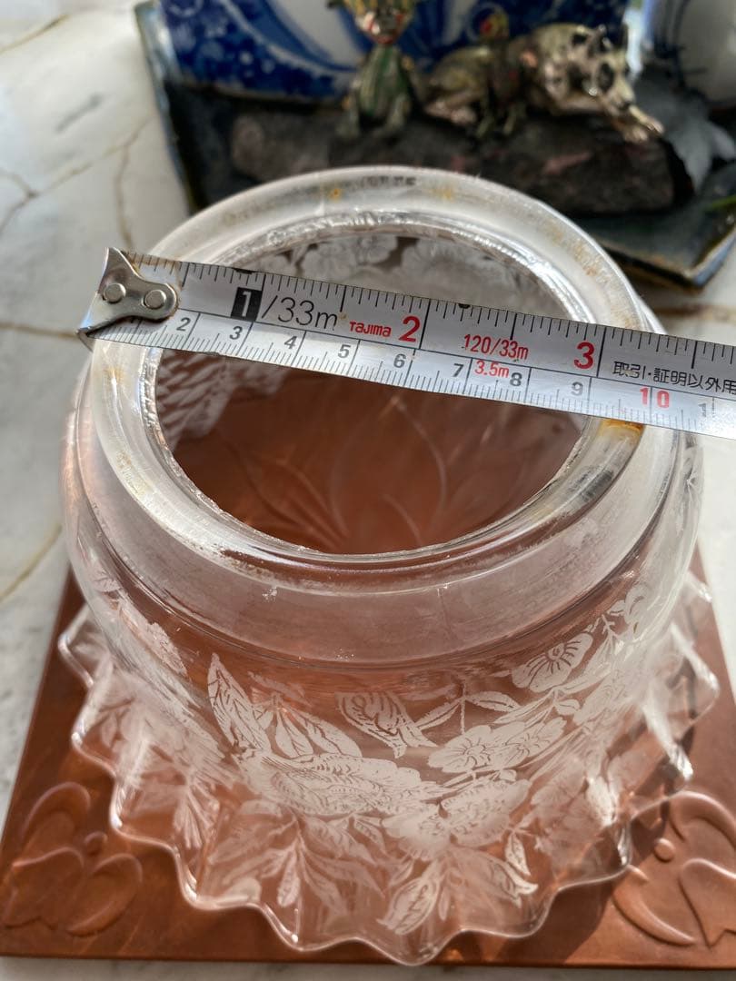 アンティーク　ビクトリアン　ガス燈　ガラスシェード　ペンダントライト灯具付き