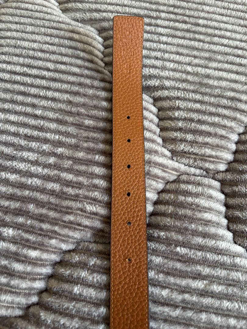 お値下げ最終　ルイヴィトン イニシャル ベルト リバーシブル サイズ80（32）