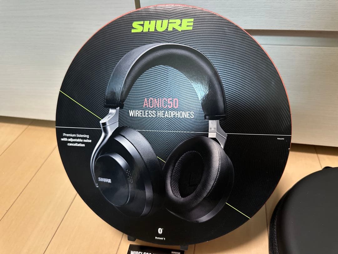 【ほぼ未使用】SHURE AONIC50 ワイヤレスヘッドホン ノイキャン