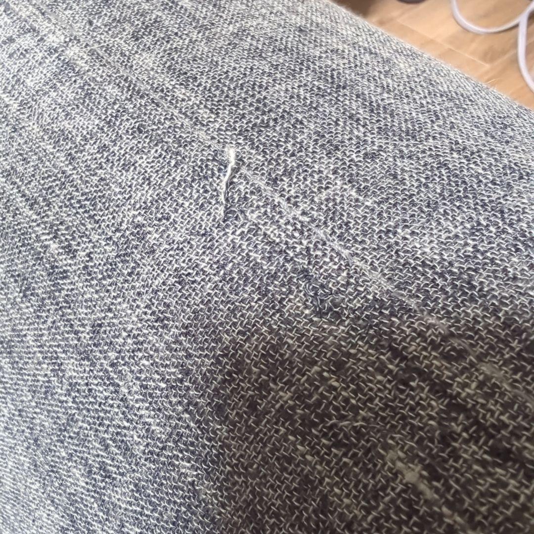 ローソファー3人掛けリクライニング カウチソファ 布張りファブリックLOWYA