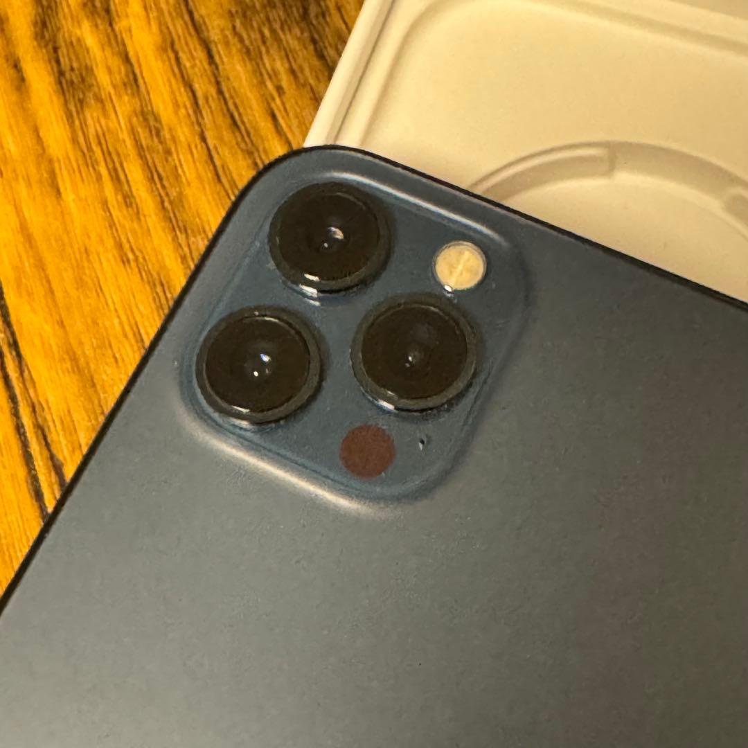 【美品】SIMフリー iPhone12 Pro Max 256GB ブルー