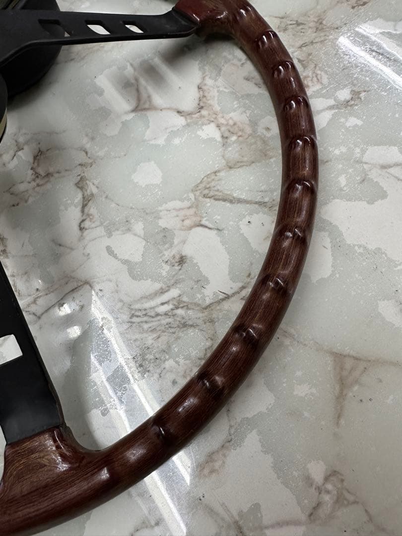 トモミー　S30z 純正　ウッドステアリング