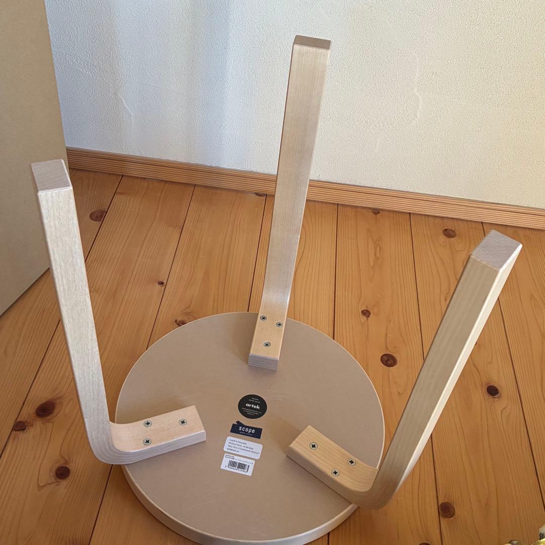 【新品】 artek スツール60 scope別注リノリウム　エスプレッソ　新色