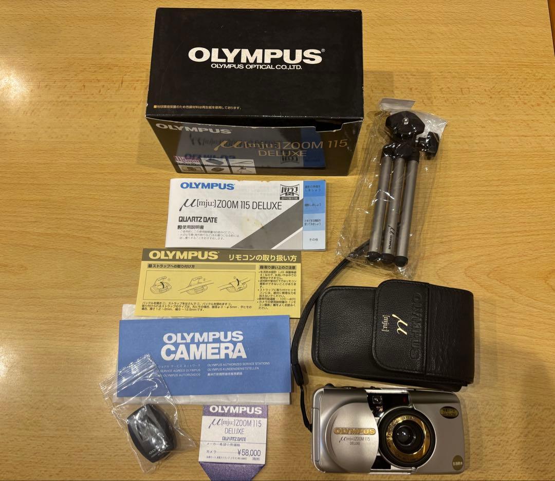 オリンパス Olympus μ Zoom 115 Deluxe フィルムカメラ
