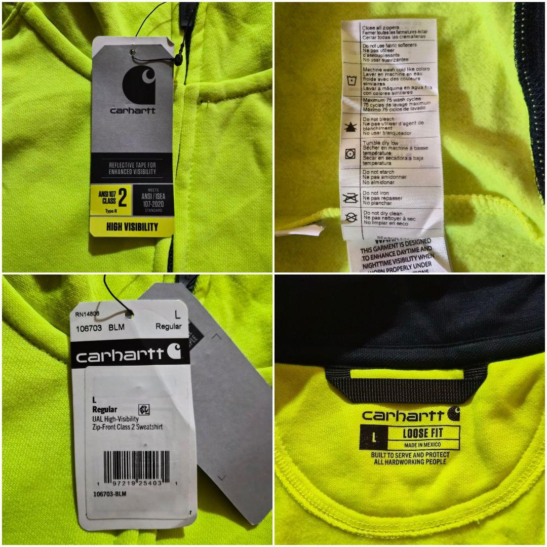 ニモCarharttカーハートユナイテッド航空 ワークウェア タグ 刺繍