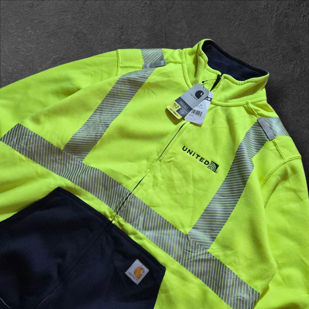 ニモCarharttカーハートユナイテッド航空 ワークウェア タグ 刺繍