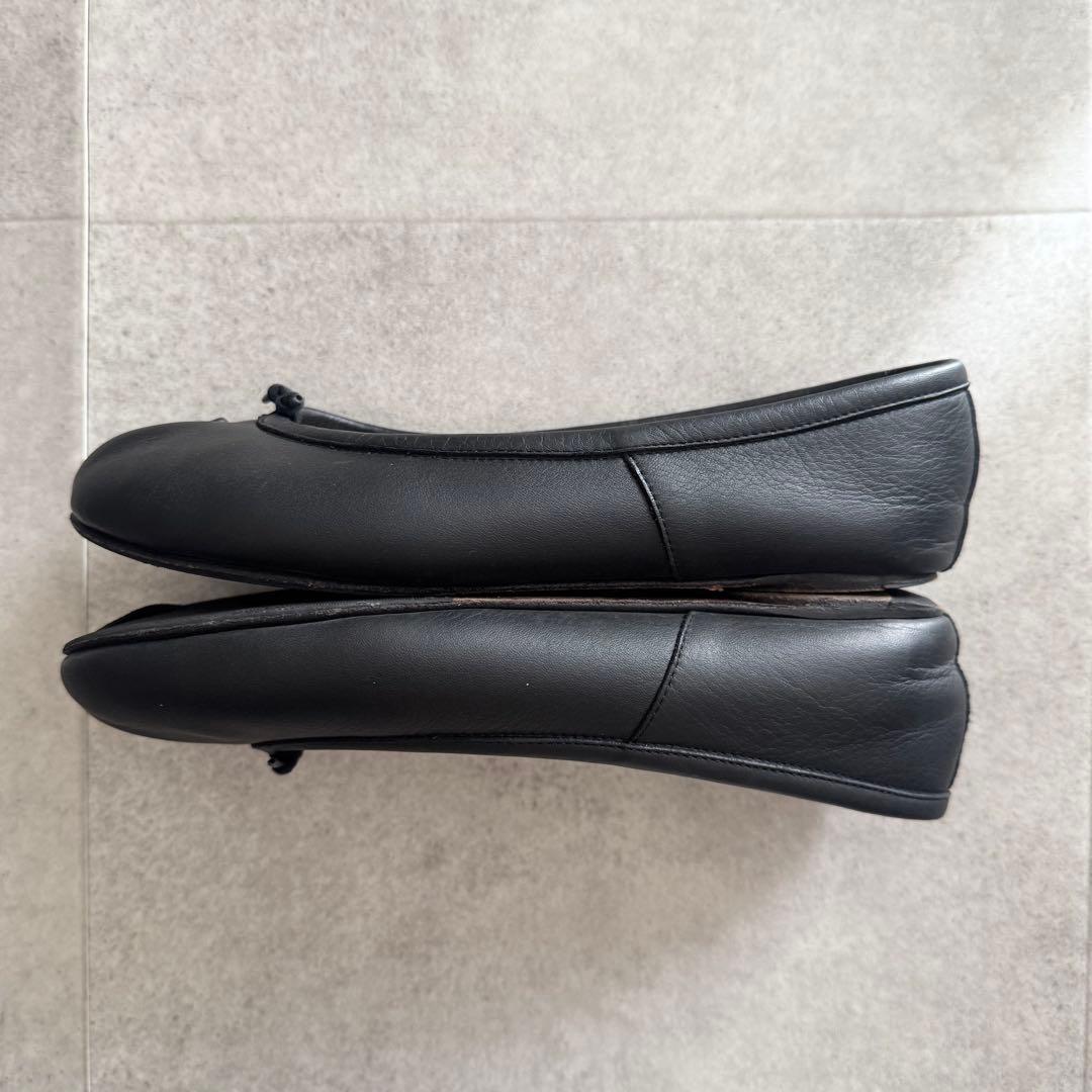 メゾンマルジェラ　タビ　足袋　TABI　パンプス　フラットシューズ　黒　36