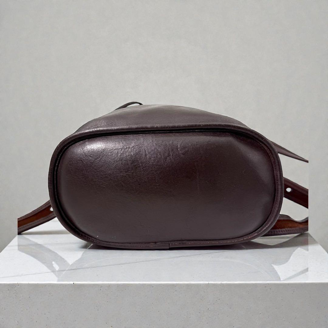 オールドコーチ coach バケツ型　ワンショルダー レザー 9952