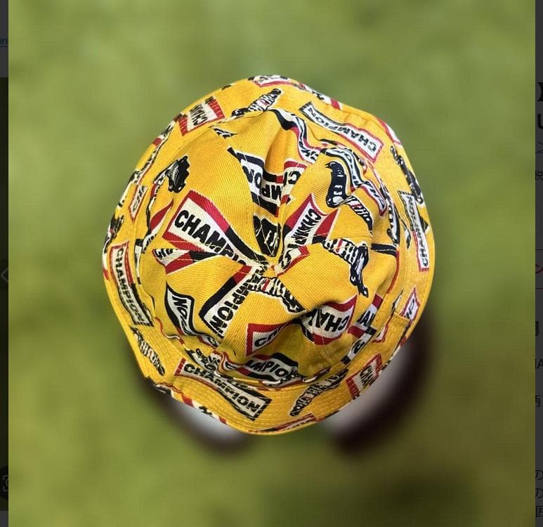 【新品L/USA製】アメカジ系！総柄バケハ2点CHAMPION×バドワイザー