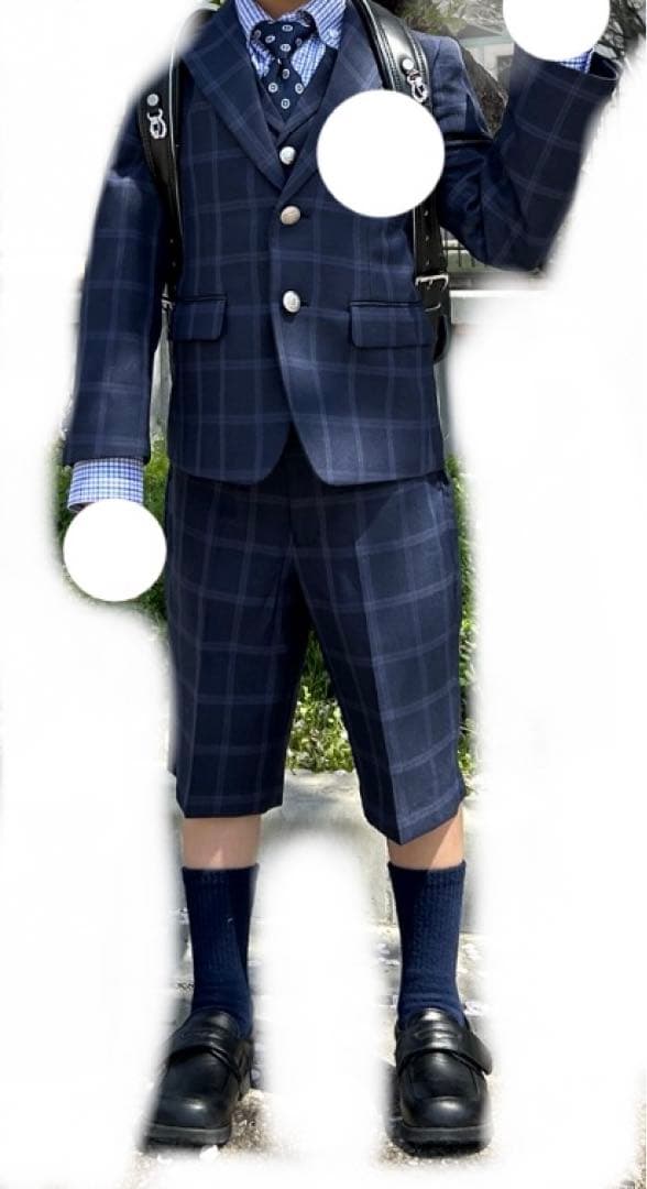 ワンダーファクトリー 卒園 入学式 男の子 120 スーツ セット 靴