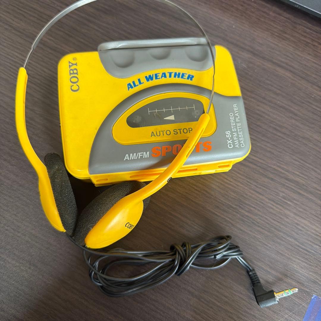 【希少レア】COBY CX-56 カセットプレーヤー AM/FMラジオチューナー