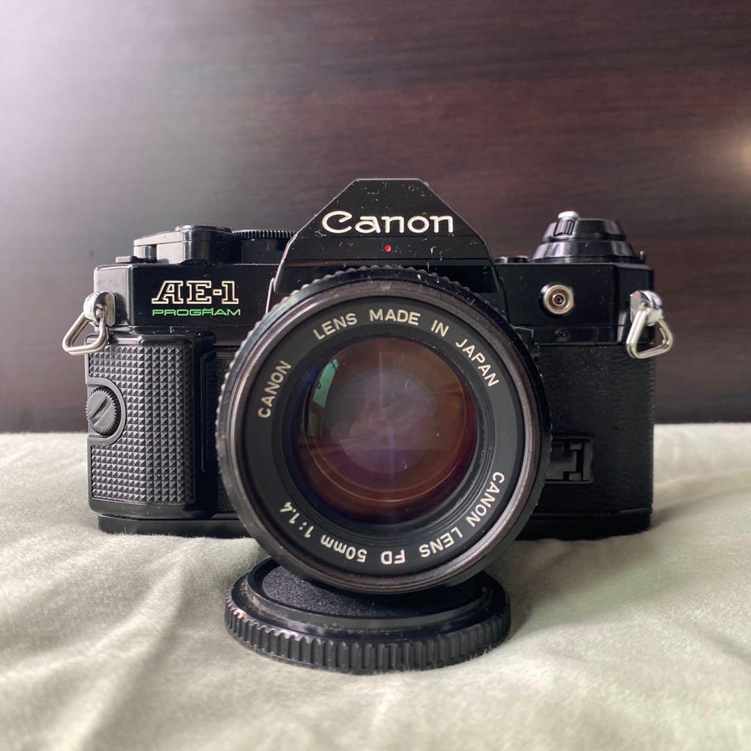 (動作確認済み) Canon AE-1P フィルムカメラ 付属品多数あり