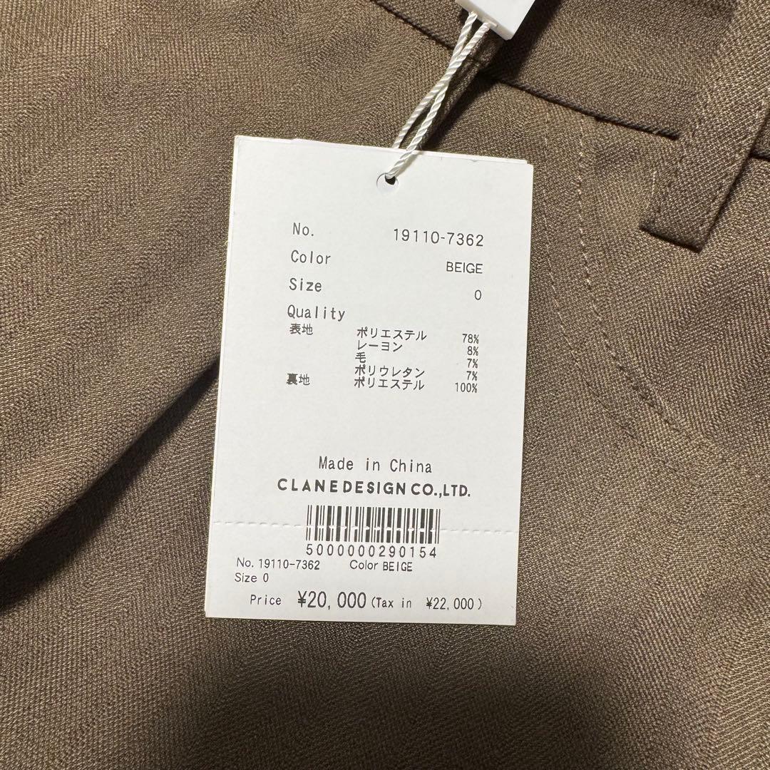 田中みな実 CLANE TUCK HERRINGBONE SLACKS サイズ0