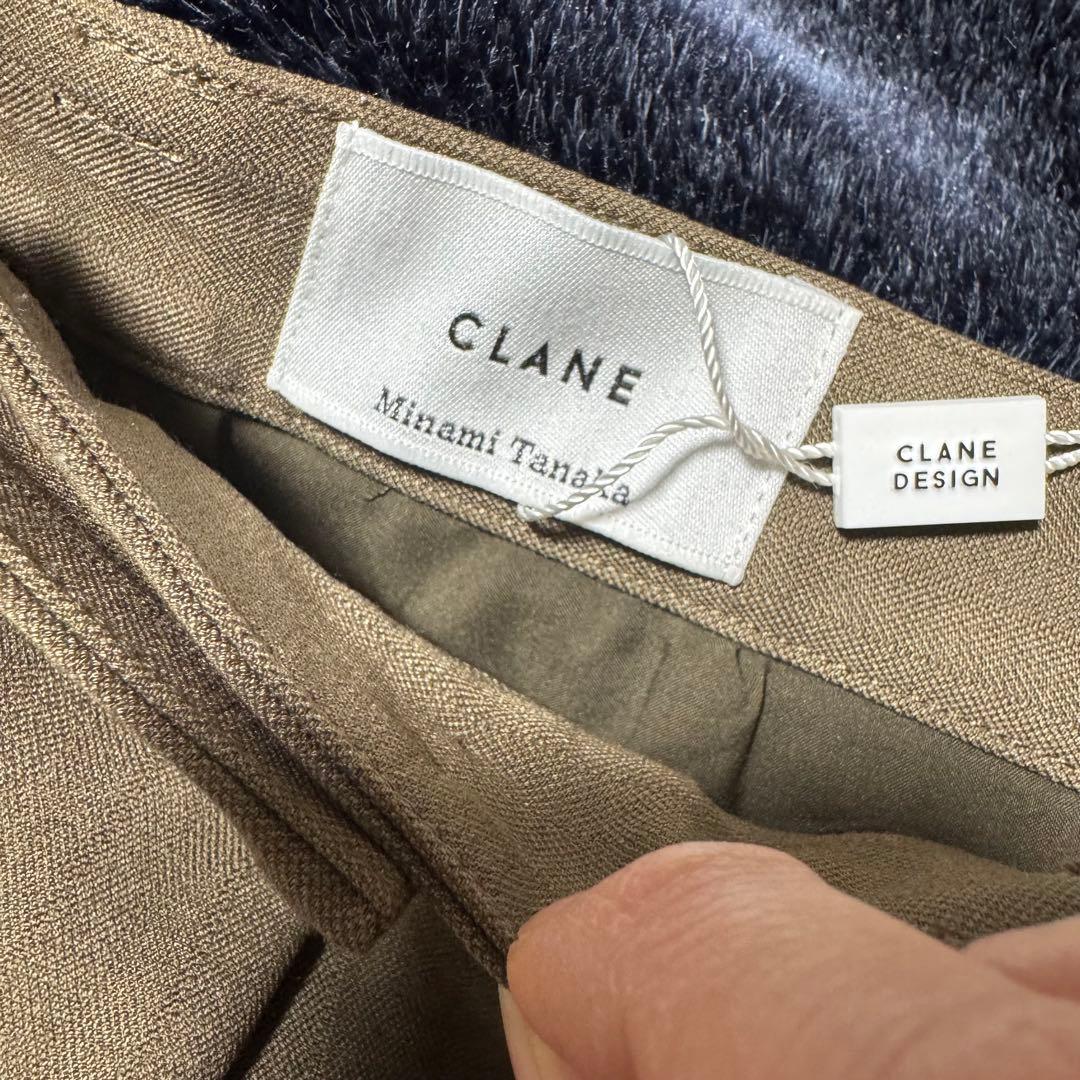 田中みな実 CLANE TUCK HERRINGBONE SLACKS サイズ0