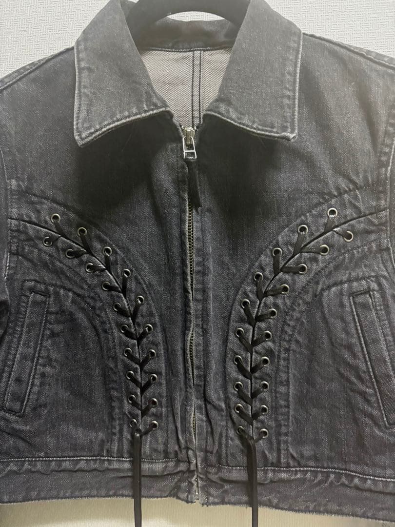 FETICO レースアップデニムブルゾン