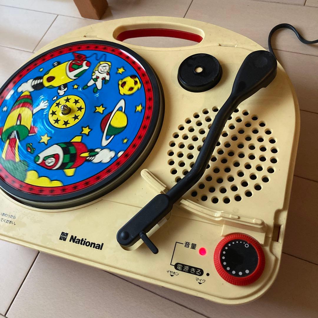 レトロ美品★ナショナルポータブルレコードプレーヤーSG－503N