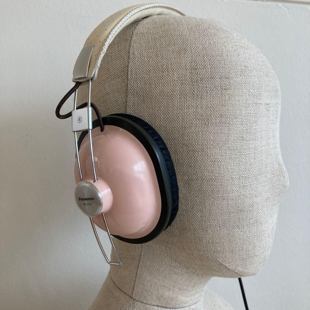 【超レア♪海外モデル】パナソニックRP-HTX7 おしゃれヘッドホン ピンク