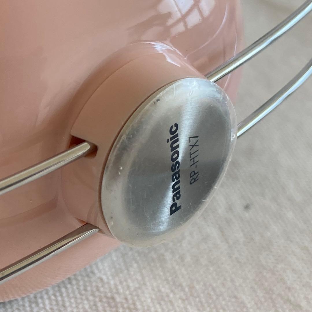 【超レア♪海外モデル】パナソニックRP-HTX7 おしゃれヘッドホン ピンク