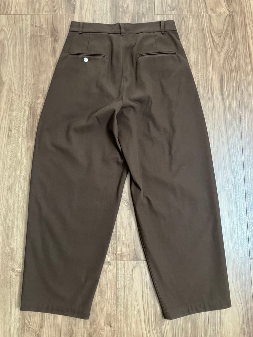 TTT MSW 2tuck chino pants Brown　2024AW