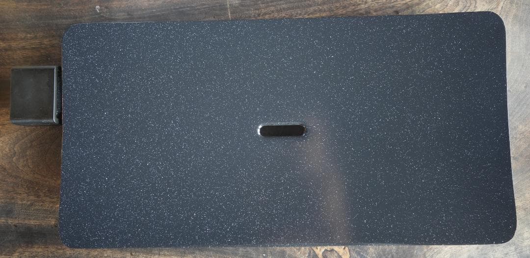 ＜美品＞PRINCESS テーブルグリルストーンブラック ストッパー＆蓋付