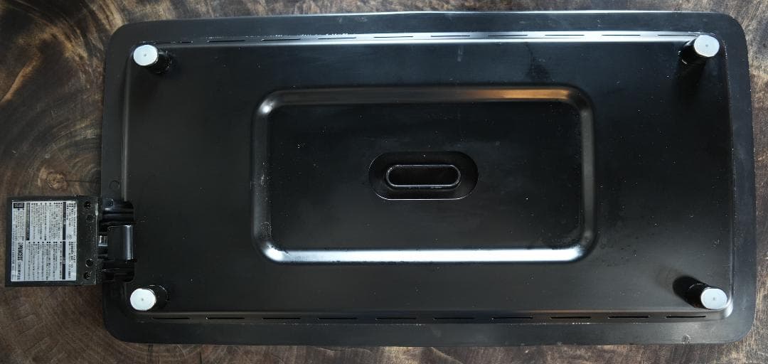 ＜美品＞PRINCESS テーブルグリルストーンブラック ストッパー＆蓋付