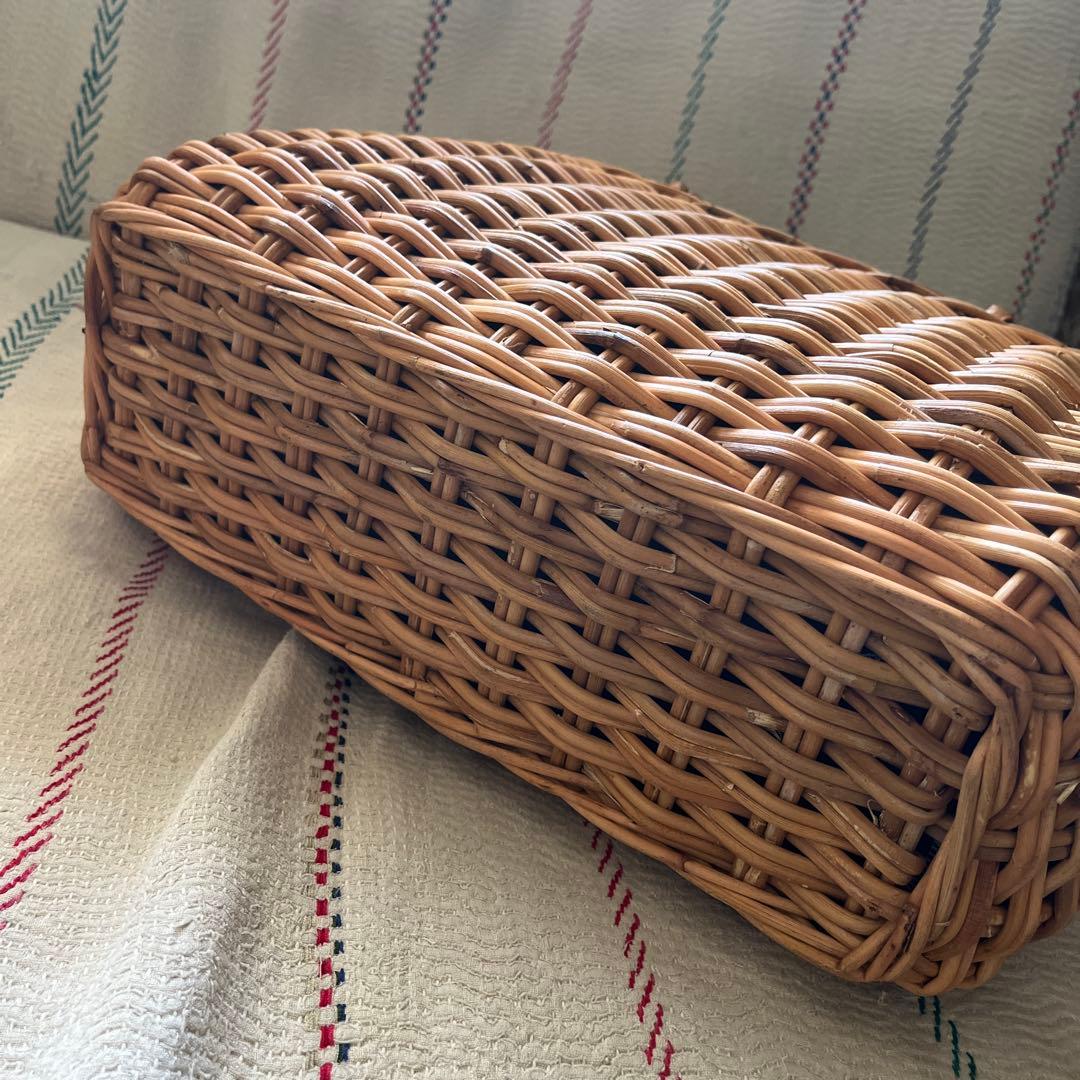 暮らしの道具店 よくばりかごバッグ(リネンクロス付き)