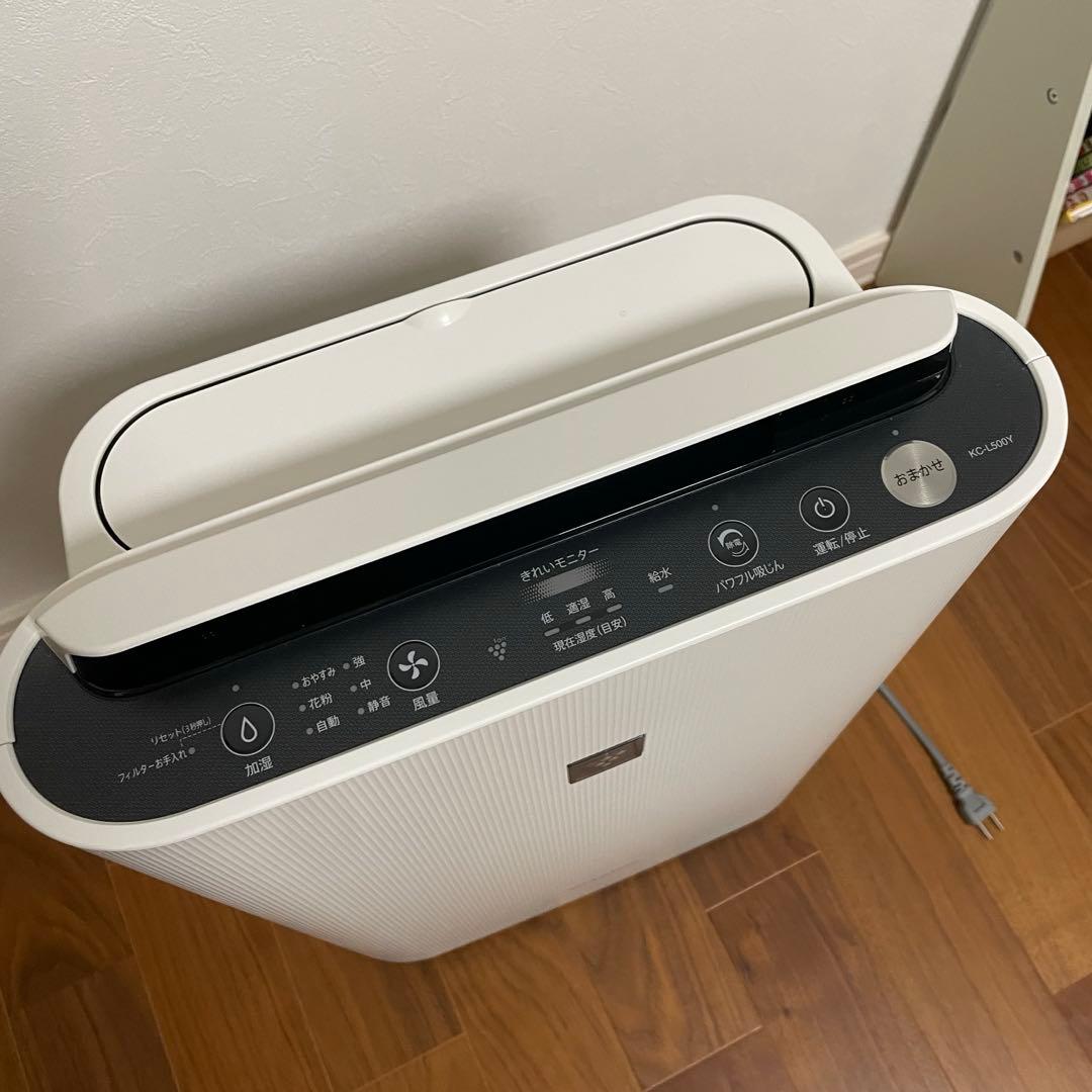 SHARP プラズマクラスター加湿空気清浄機 KC-L500Y-W 2020年