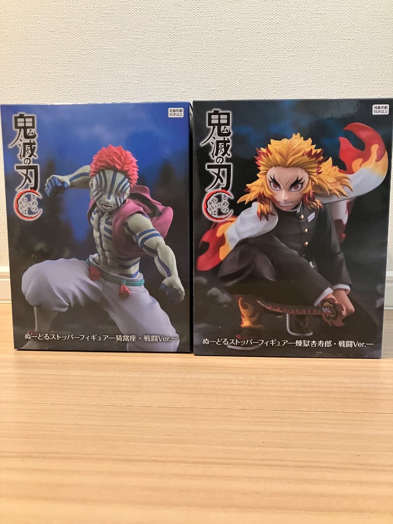 鬼滅の刃 フィギュアセット 煉獄杏寿郎 / 猗窩座