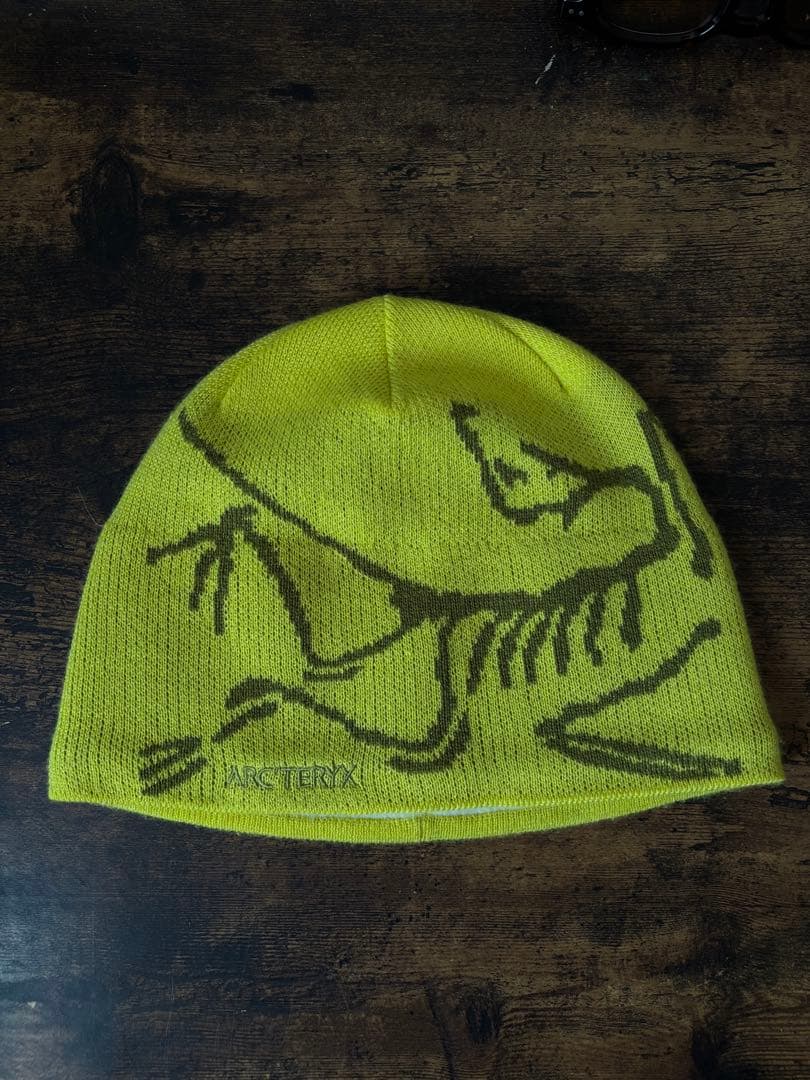 ARC'TERYX 蛍光イエロー ニット帽 ビーニー