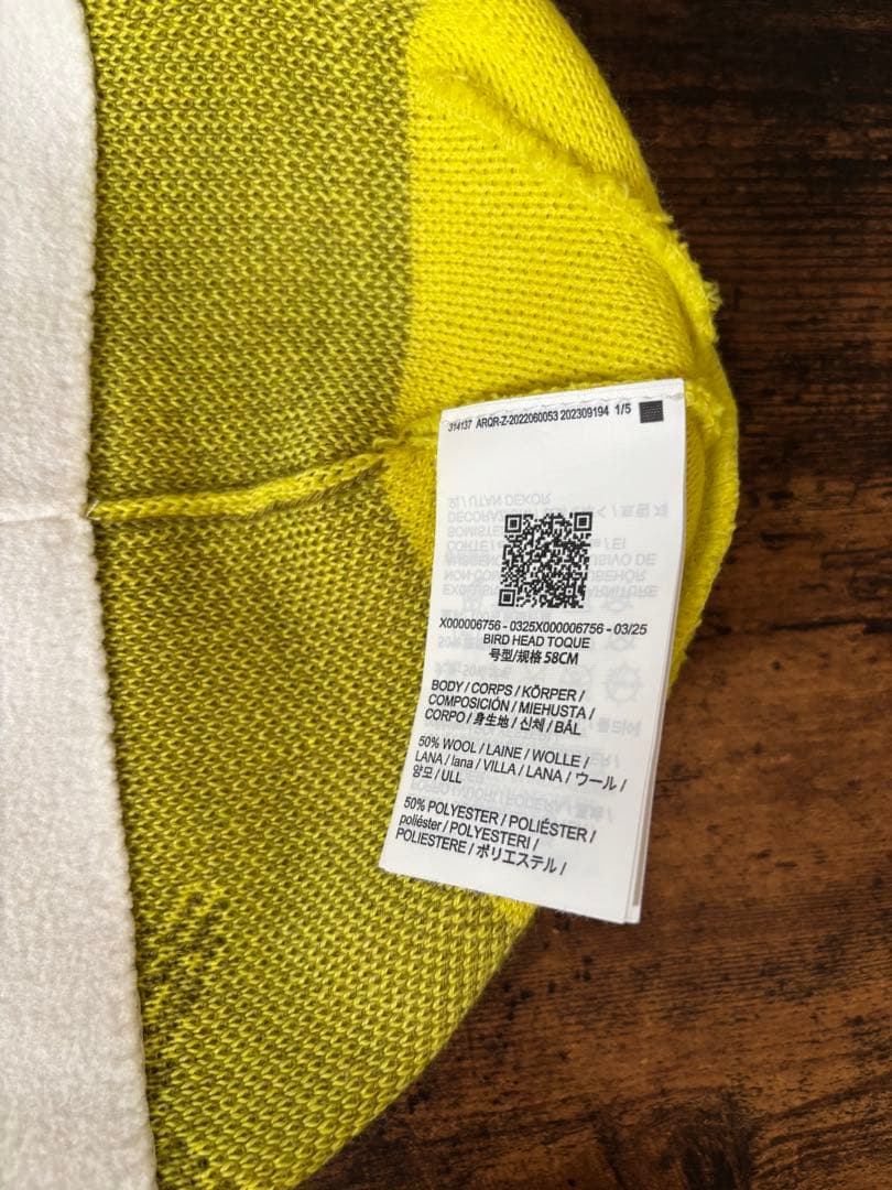 ARC'TERYX 蛍光イエロー ニット帽 ビーニー