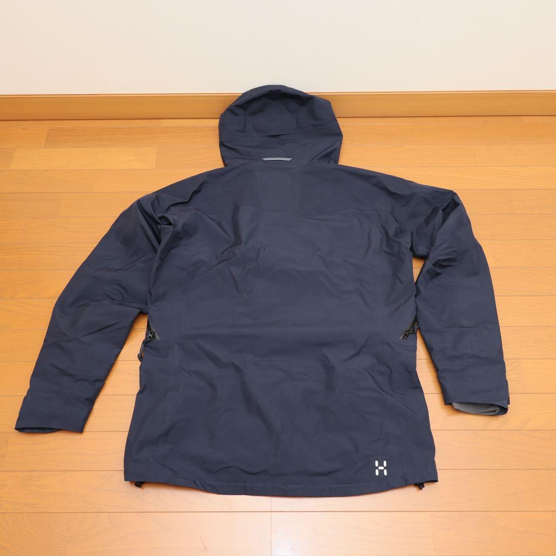 【最終値下げ】ホグロフス ヴァッシ ゴアテックス ジャケット ネイビー/ Ｌ