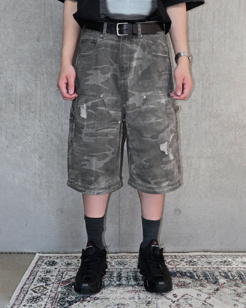 ダメージカモ2WAYパンツ L2103 M 地底人ONLINE