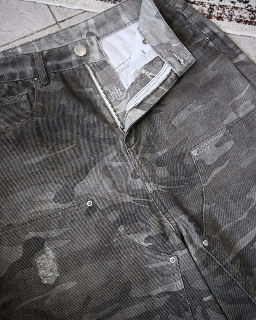 ダメージカモ2WAYパンツ L2103 M 地底人ONLINE