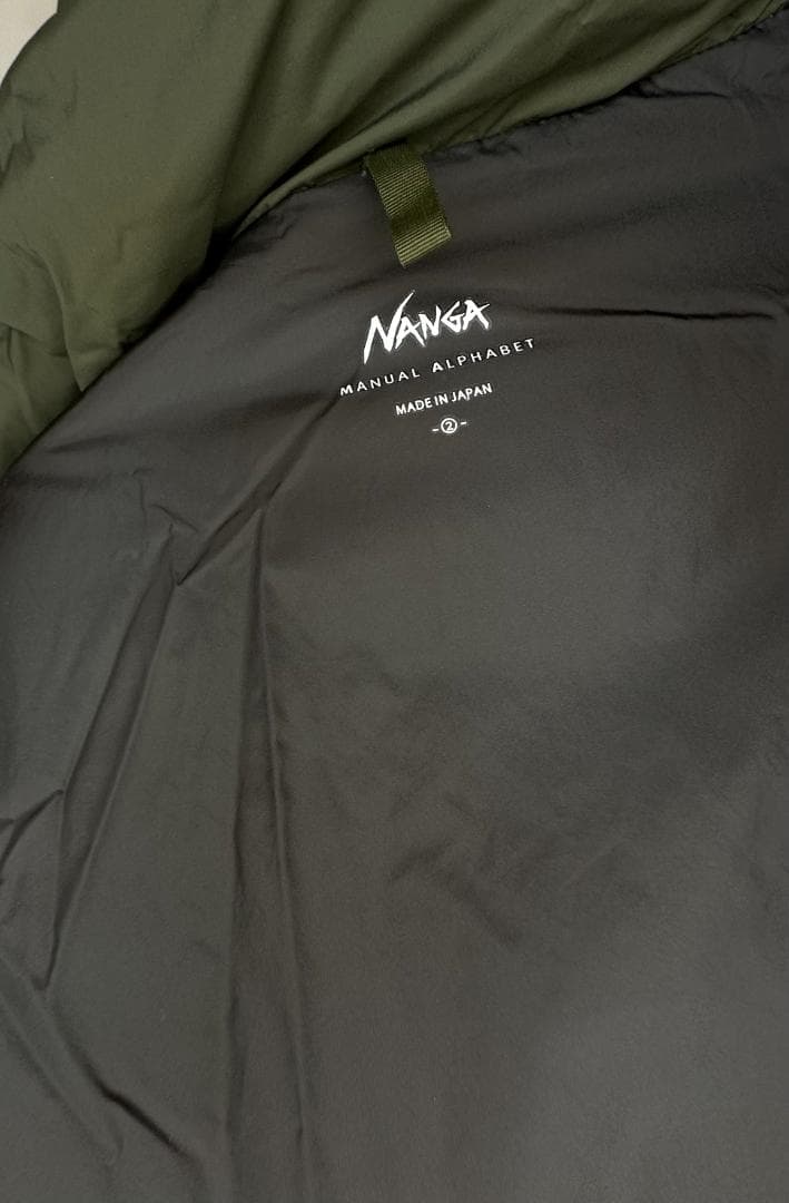 NANGA × MANUAL ALPHABET ダウンジャケット