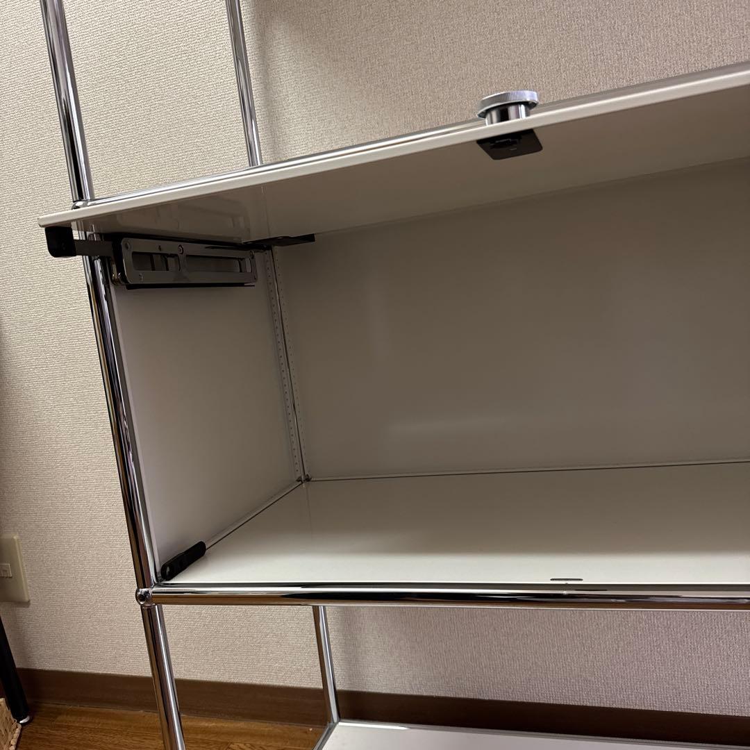 正規品!■USMハラー■キャビネットシェルフ　1列3段　白