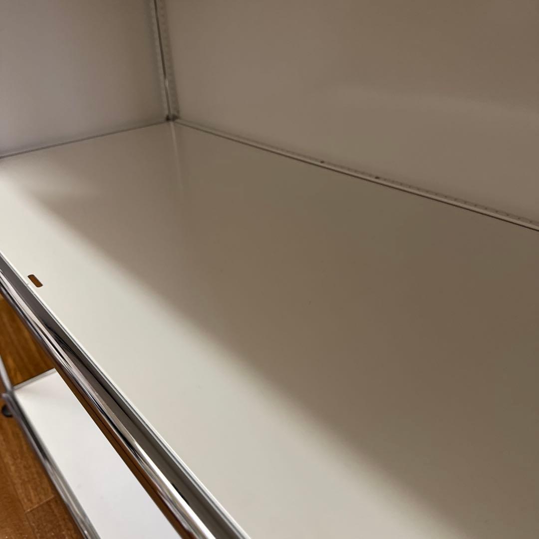正規品!■USMハラー■キャビネットシェルフ　1列3段　白