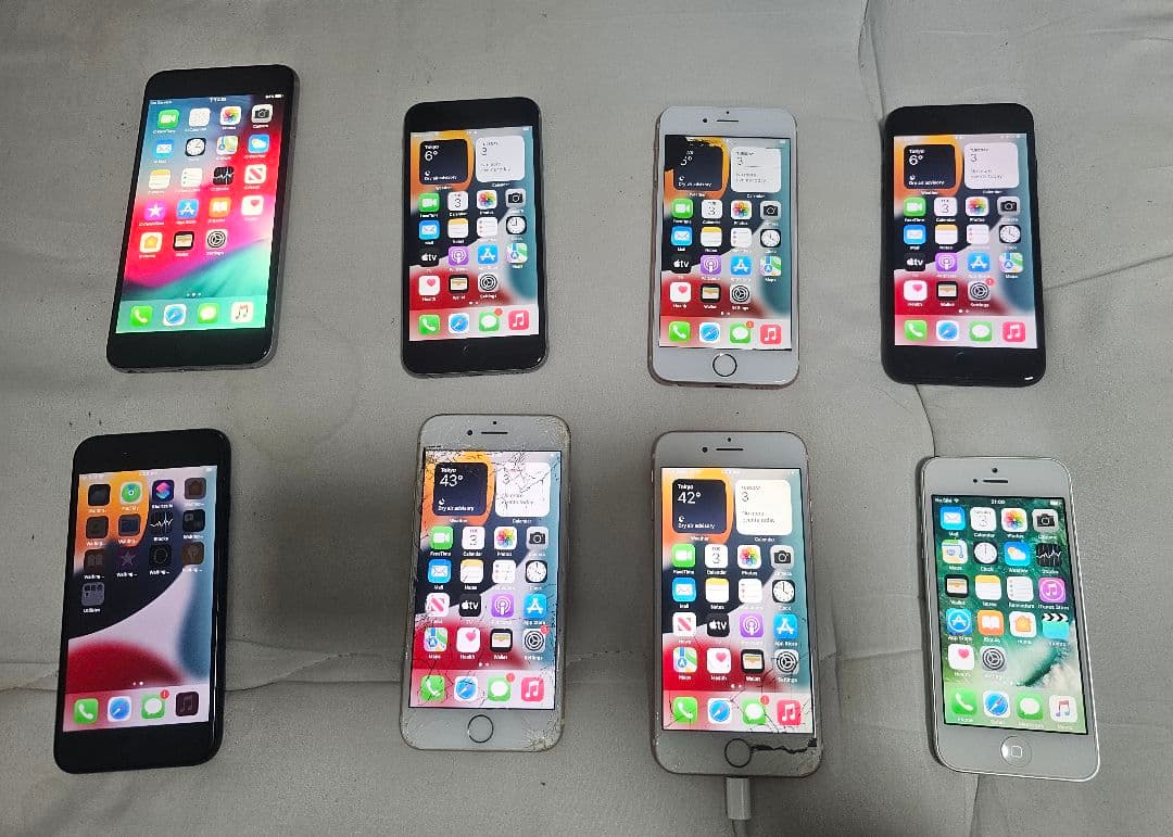 iPhone まとめ　ジャンク　8台