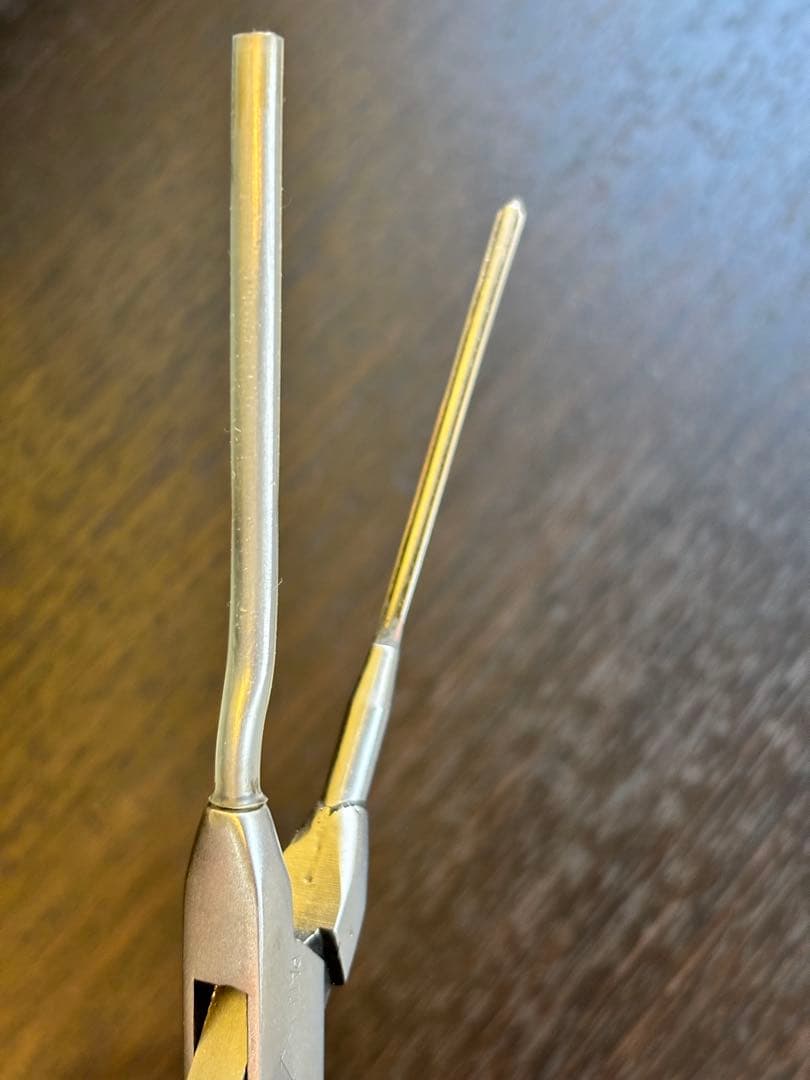 未使用品　シルバーアイロン 1.8ミリ超極細アイロン　廃盤品　 /レンツアイロン