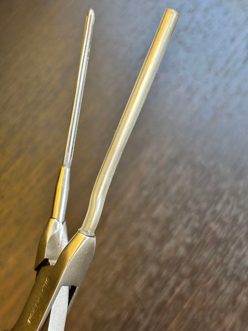 未使用品　シルバーアイロン 1.8ミリ超極細アイロン　廃盤品　 /レンツアイロン