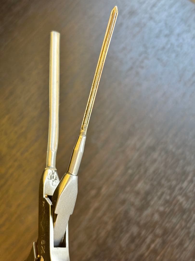 未使用品　シルバーアイロン 1.8ミリ超極細アイロン　廃盤品　 /レンツアイロン