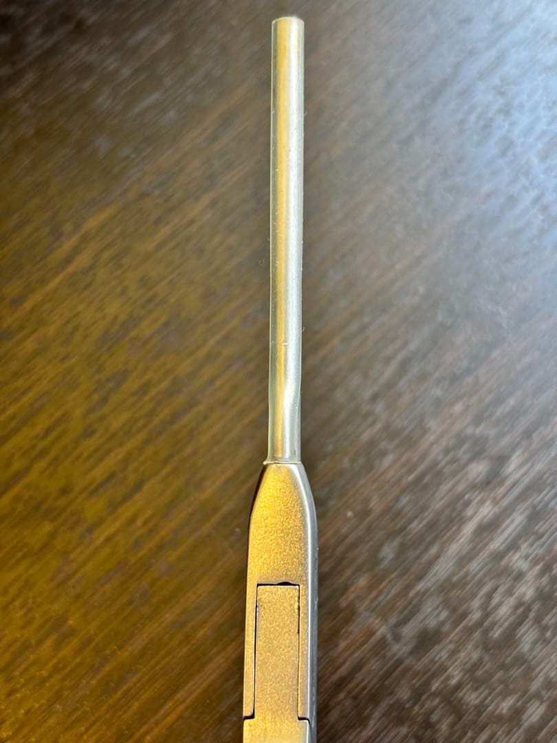未使用品　シルバーアイロン 1.8ミリ超極細アイロン　廃盤品　 /レンツアイロン