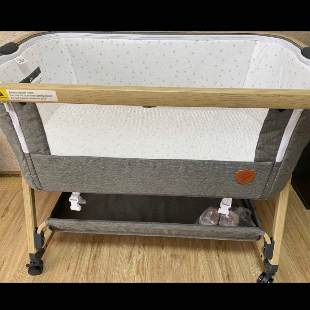 HZDMJ ベビーベッド 折りたたみ　持ち運び可能　添い寝ベッド