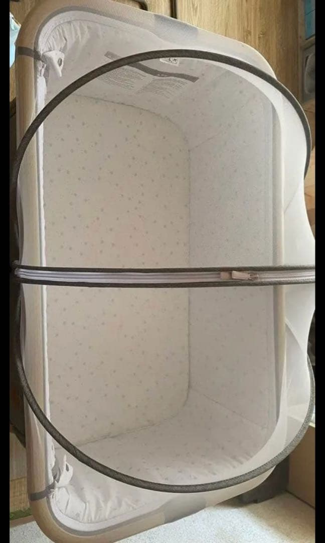 HZDMJ ベビーベッド 折りたたみ　持ち運び可能　添い寝ベッド