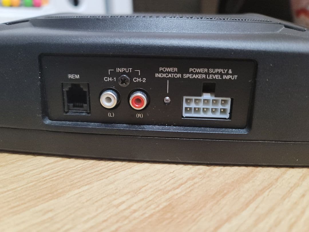 美品　ALPINE SWE-1080 パワードサブウーファー　アルパインウーハー