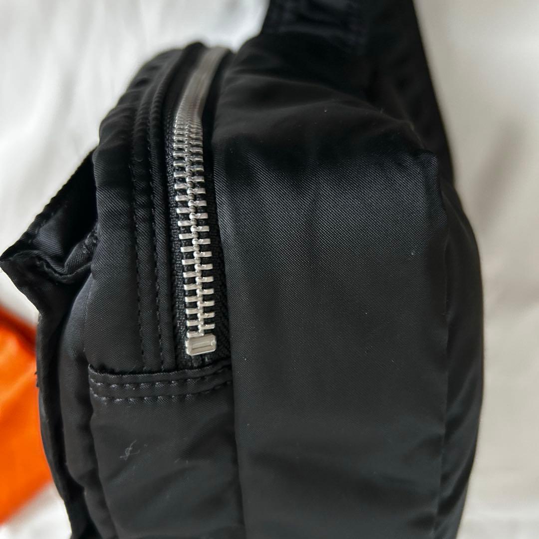 【美品】PORTER タンカー ２層ショルダーバック S size ブラック