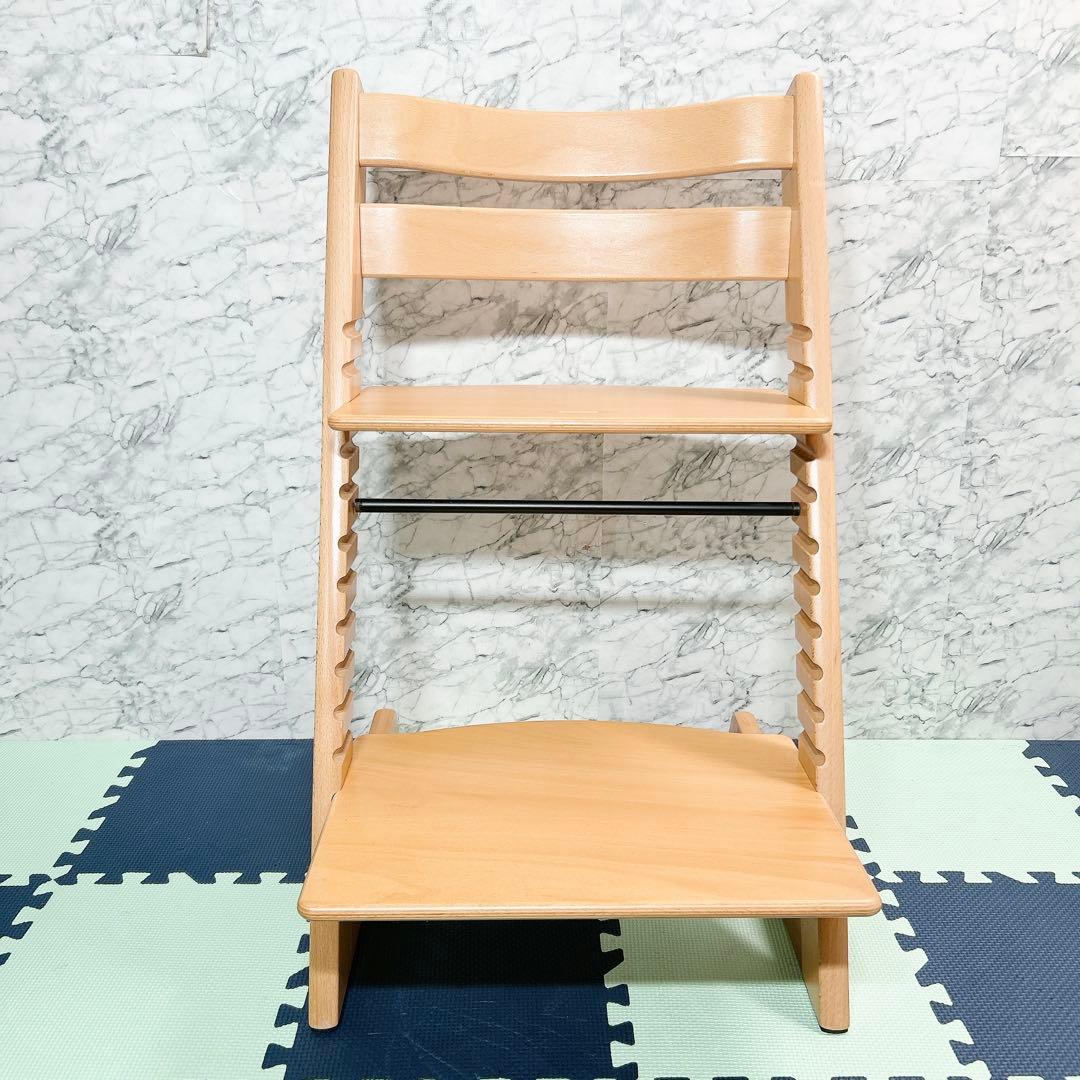 【美品】ストッケ トリップトラップ ナチュラル 新型 シリアル5