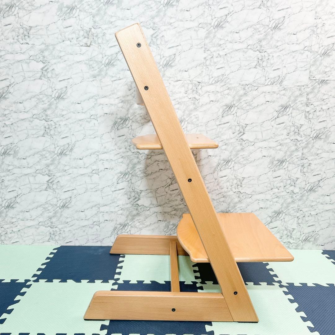 【美品】ストッケ トリップトラップ ナチュラル 新型 シリアル5