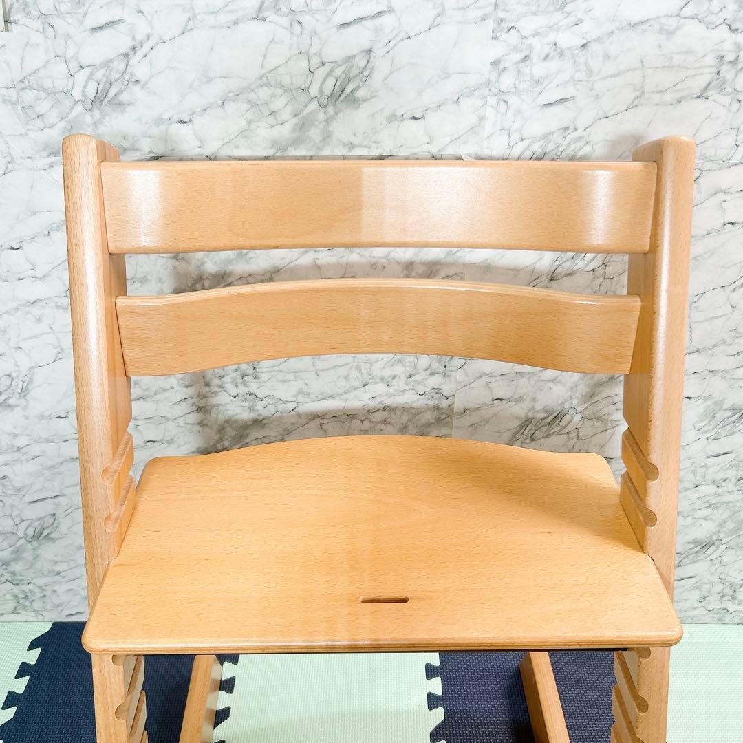 【美品】ストッケ トリップトラップ ナチュラル 新型 シリアル5